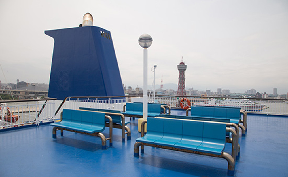 船内展望デッキ