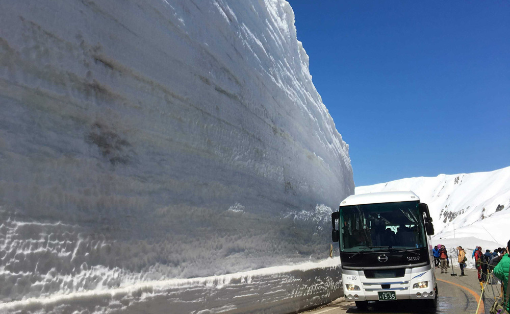 伏木/立山黒部アルペンルート<br/>雪の大谷（イメージ）