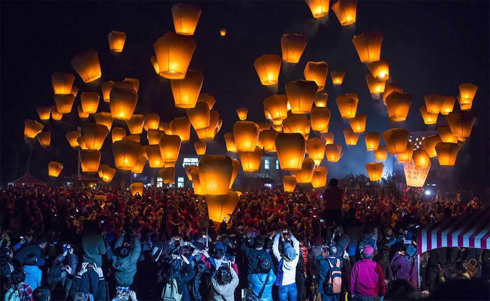 基隆/天燈上げ (イメージ)