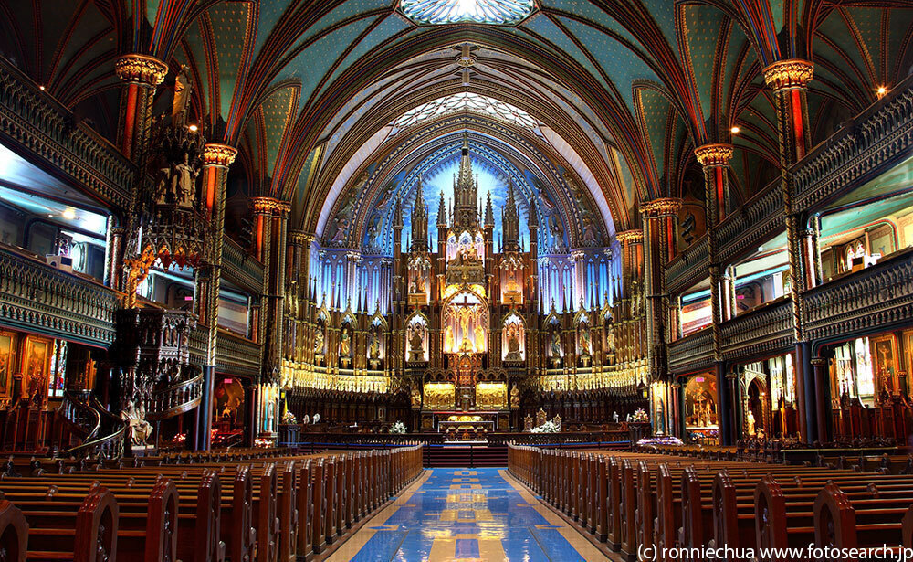 ノートルダム大聖堂<br/>（モントリオール）