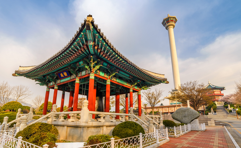 釜山(釜山タワー・龍頭山公園)