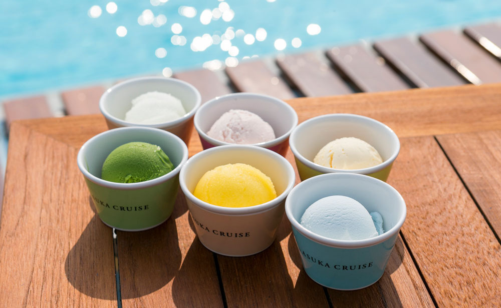 「飛鳥II」オリジナルアイスクリーム