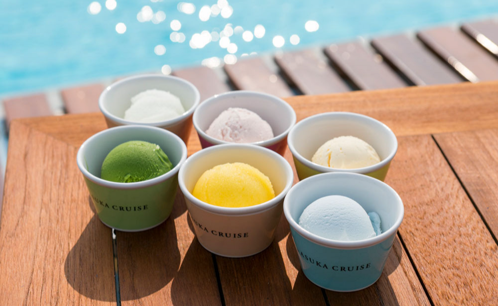 「飛鳥II」オリジナルアイスクリーム