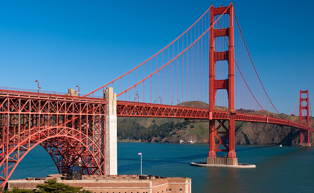 ゴールデンゲートブリッジ<br>（アメリカ / サンフランシスコ）