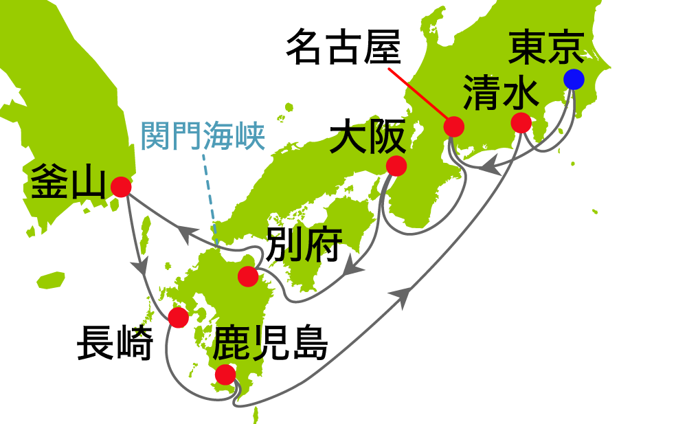 航路図