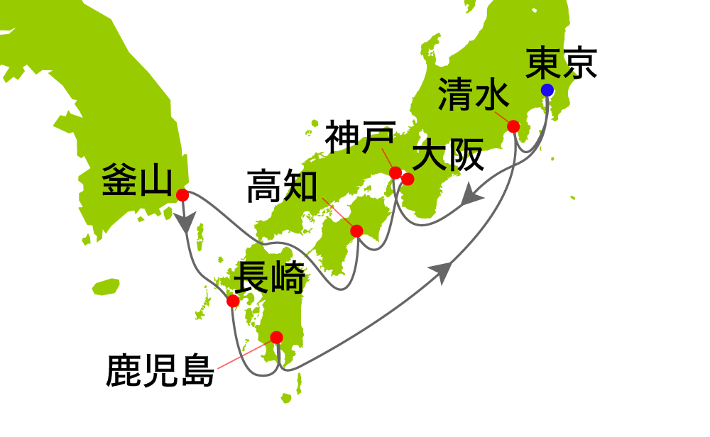 航路図イメージ