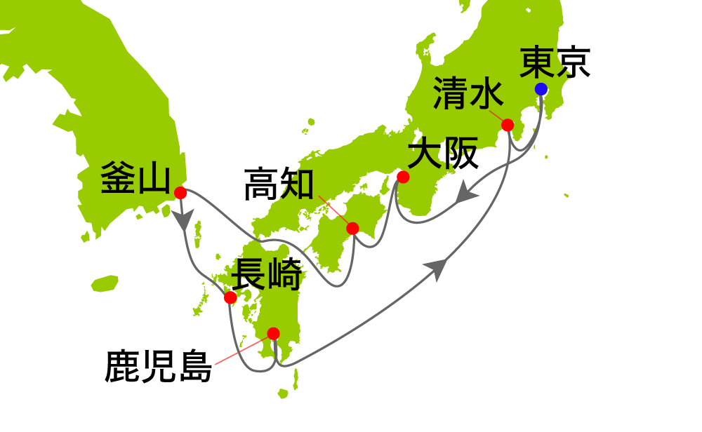 航路図イメージ