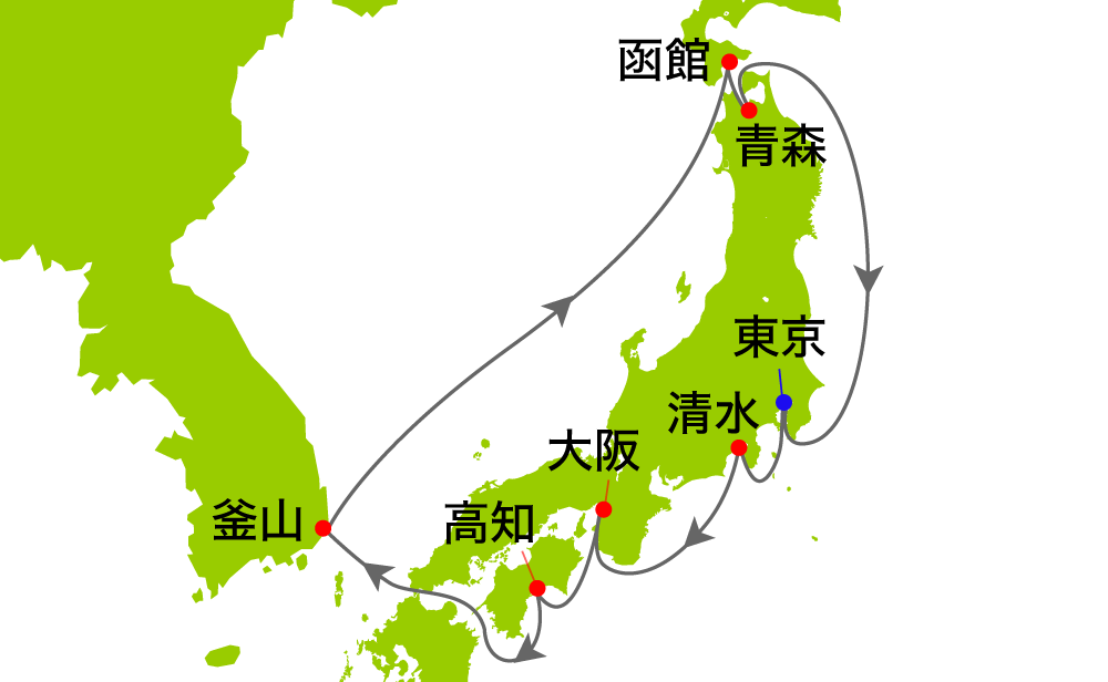 航路図イメージ