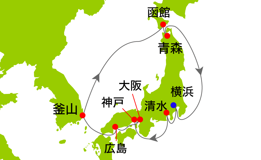 航路図