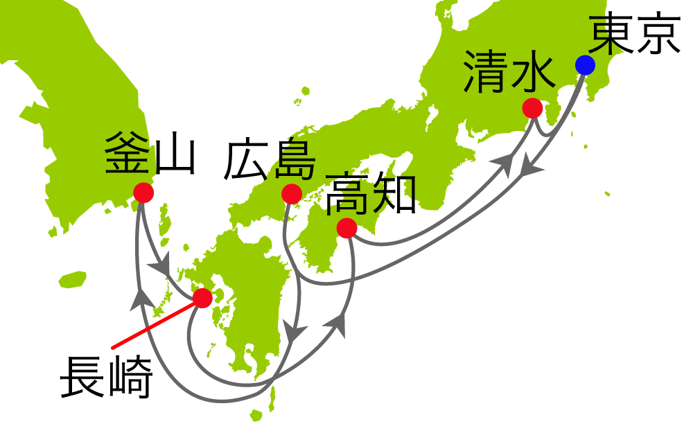 航路図
