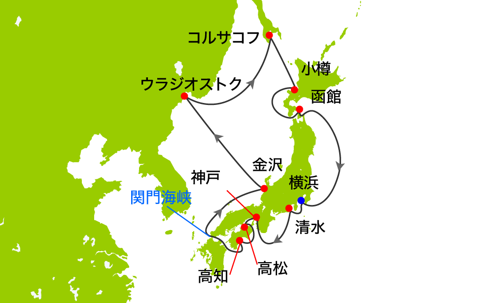 航路図