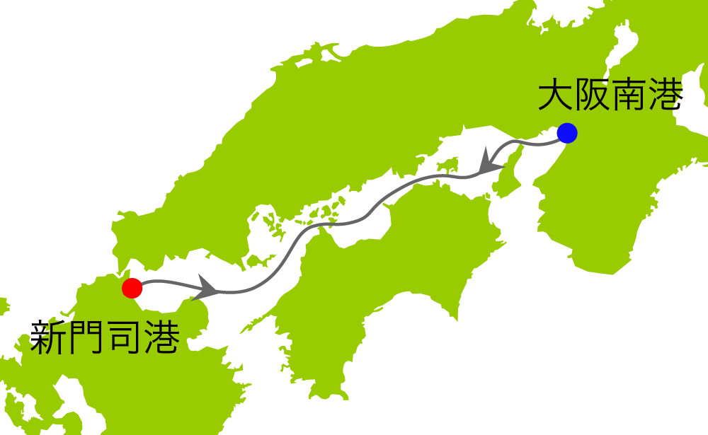 名門大洋フェリー フェリーきょうと フェリーふくおか 新造船限定利用 名門大洋フェリーで行く門司3日間 国内クルーズ クルーズプラネット