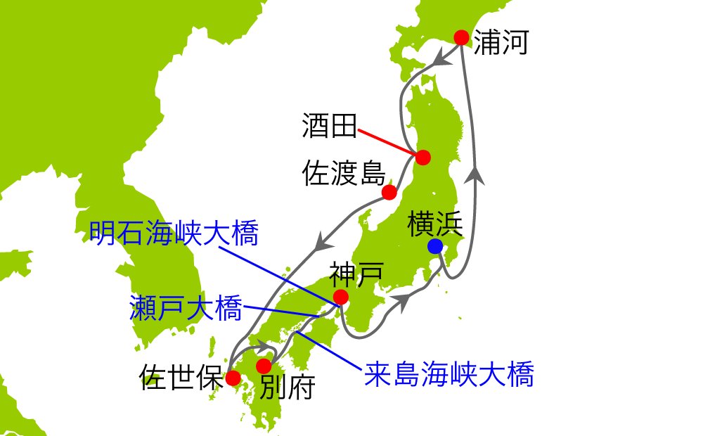 航路図