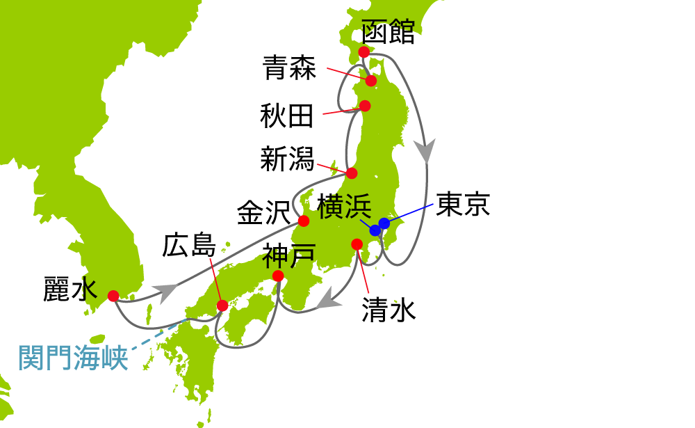 航路図