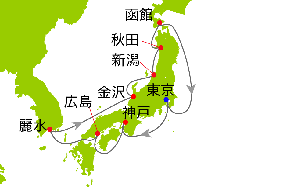 航路図