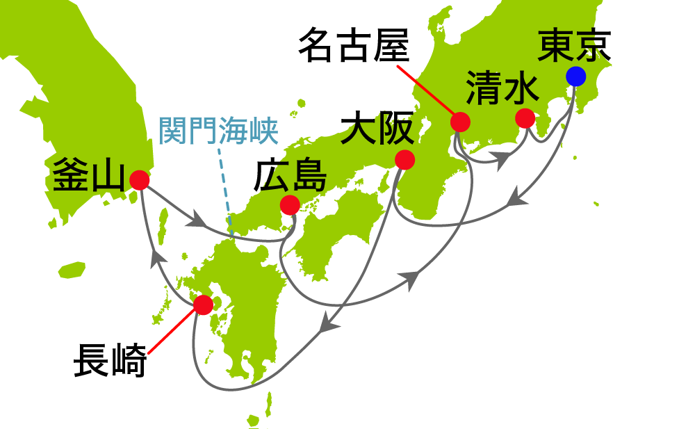航路図