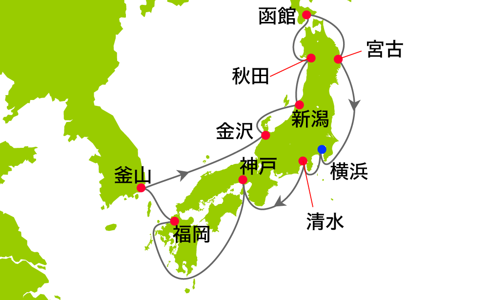 航路図
