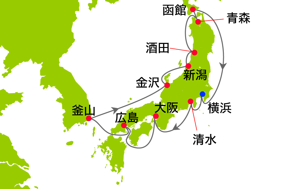 航路図